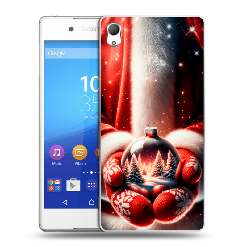 Пластиковый чехол на Sony Xperia Z3+ с принтом Новый год Пластиковый чехол на Sony Xperia Z3+ с принтом Новый год