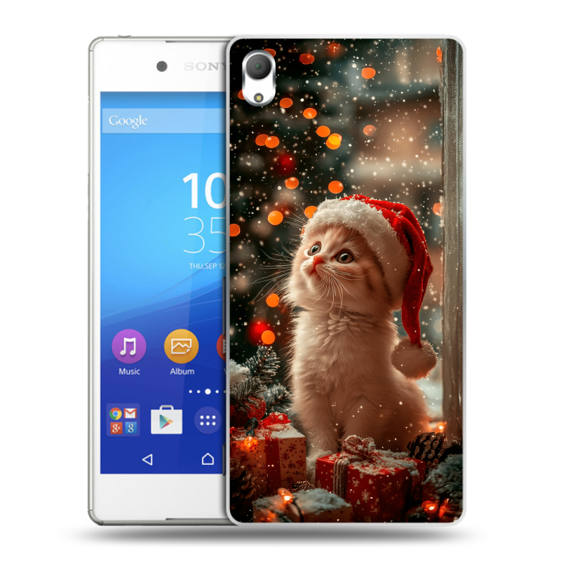 Пластиковый чехол на Sony Xperia Z3+ с принтом Новый год Пластиковый чехол на Sony Xperia Z3+ с принтом Новый год