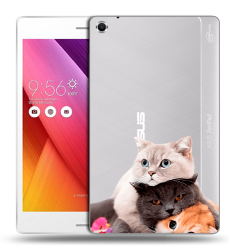 Силиконовый чехол на планшета ASUS ZenPad S 8 с принтом Кошки Силиконовый чехол на планшета ASUS ZenPad S 8 с принтом Кошки