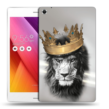 Силиконовый чехол на планшета ASUS ZenPad S 8 с принтом Лев с короной Силиконовый чехол на планшета ASUS ZenPad S 8 с принтом Лев с короной