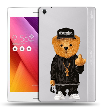 Силиконовый чехол на ASUS ZenPad S 8 с принтом Мишка