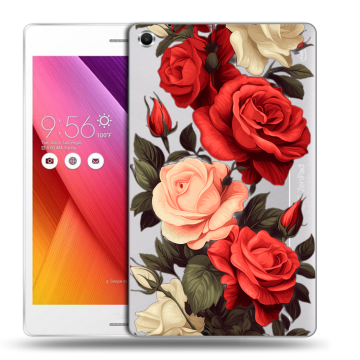 Силиконовый чехол на ASUS ZenPad S 8 с принтом Розы