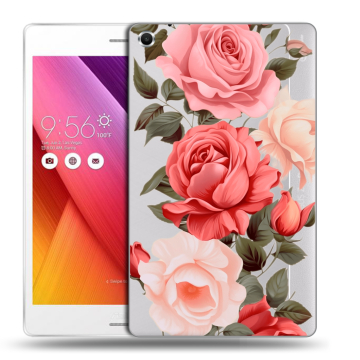 Силиконовый чехол на ASUS ZenPad S 8 с принтом Розы