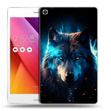 Силиконовый чехол на ASUS ZenPad S 8 с принтом Волк ночной Силиконовый чехол на ASUS ZenPad S 8 с принтом Волк ночной