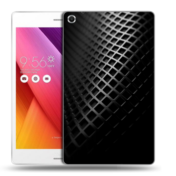 Силиконовый чехол на ASUS ZenPad S 8 с принтом Текстура металла