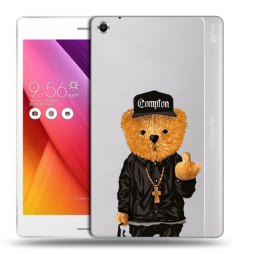 Силиконовый чехол на ASUS ZenPad S 8 с принтом Плюшевый медведь