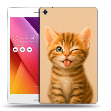 Силиконовый чехол на ASUS ZenPad S 8 с принтом котенок