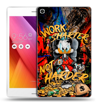 Силиконовый чехол на ASUS ZenPad S 8 с принтом Дональд Дак Деньги