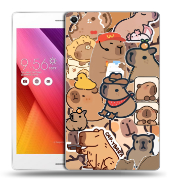 Силиконовый чехол на ASUS ZenPad S 8 с принтом капибара
