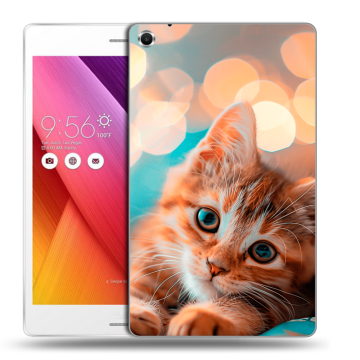 Силиконовый чехол на ASUS ZenPad S 8 с принтом котик