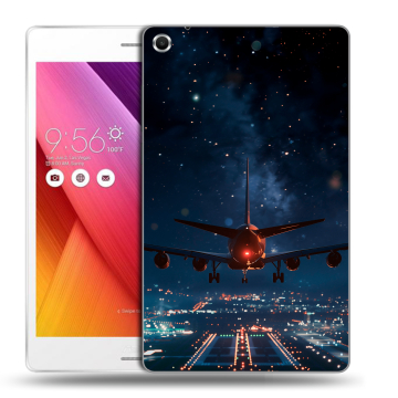 Силиконовый чехол на ASUS ZenPad S 8 с принтом самолет