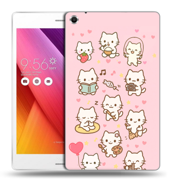 Силиконовый чехол на ASUS ZenPad S 8 с принтом Hello Kitty Хелоу Кити