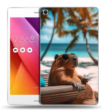 Силиконовый чехол на ASUS ZenPad S 8 с принтом Капибара
