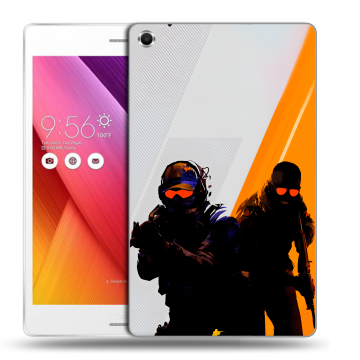 Силиконовый чехол на ASUS ZenPad S 8 с принтом Контер страйк Counter strike