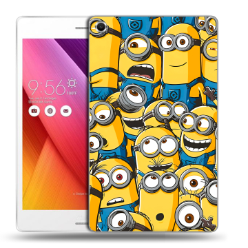 Силиконовый чехол на ASUS ZenPad S 8 с принтом Миньоны