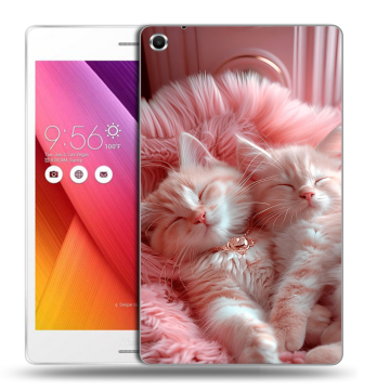 Силиконовый чехол на ASUS ZenPad S 8 с принтом котята котики