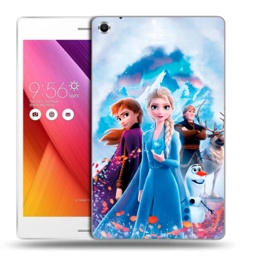 Силиконовый чехол на ASUS ZenPad S 8 с принтом Холодное сердце Frozen