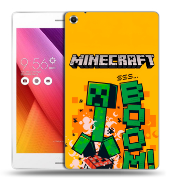 Силиконовый чехол на ASUS ZenPad S 8 с принтом Майнкрафт Minecraft