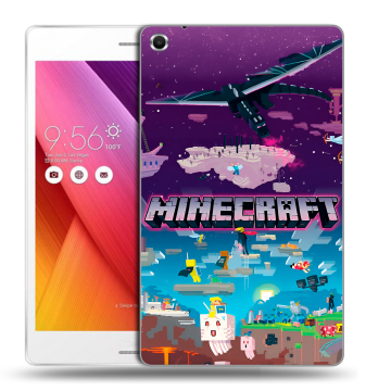 Силиконовый чехол на ASUS ZenPad S 8 с принтом Майнкрафт Minecraft