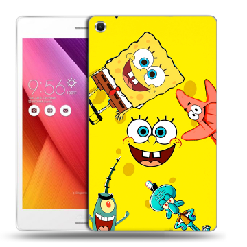 Силиконовый чехол на ASUS ZenPad S 8 с принтом Спанч боб Спанчбоб
