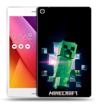 Силиконовый чехол на ASUS ZenPad S 8 с принтом Майнкрафт Minecraft