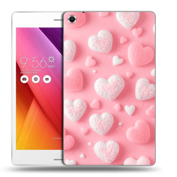 Силиконовый чехол на ASUS ZenPad S 8 с принтом Сердечки