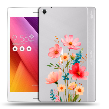 Силиконовый чехол на ASUS ZenPad S 8 с принтом Цветы