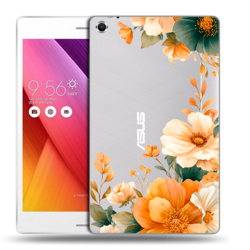 Силиконовый чехол на ASUS ZenPad S 8 с принтом Цветы принт