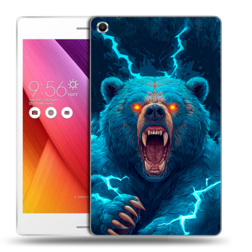 Силиконовый чехол на ASUS ZenPad S 8 с принтом Медведь