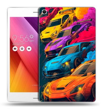 Силиконовый чехол на ASUS ZenPad S 8 с принтом Тачки