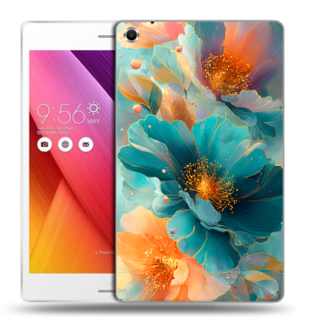 Силиконовый чехол на ASUS ZenPad S 8 с принтом Цветы