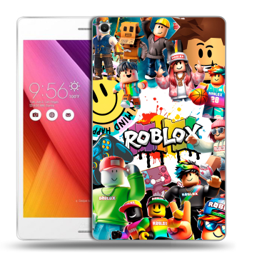 Силиконовый чехол на ASUS ZenPad S 8 с принтом Roblox Роблокс