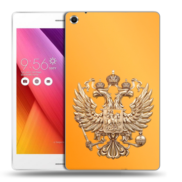 Силиконовый чехол на ASUS ZenPad S 8 с принтом Герб Флаг России
