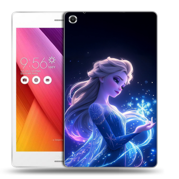 Силиконовый чехол на ASUS ZenPad S 8 с принтом Холодное сердце Frozen