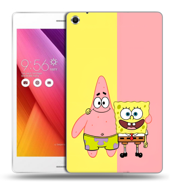 Силиконовый чехол на ASUS ZenPad S 8 с принтом Спанч боб Спанчбоб