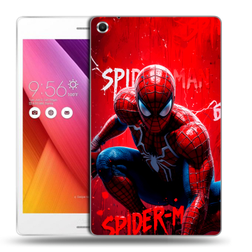 Силиконовый чехол на ASUS ZenPad S 8 с принтом Spiderman Человек паук