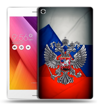 Силиконовый чехол на ASUS ZenPad S 8 с принтом Флаг России