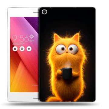 Силиконовый чехол на ASUS ZenPad S 8 с принтом Смешной кот