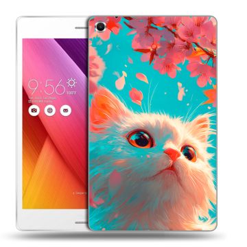 Силиконовый чехол на ASUS ZenPad S 8 с принтом Красивый кот