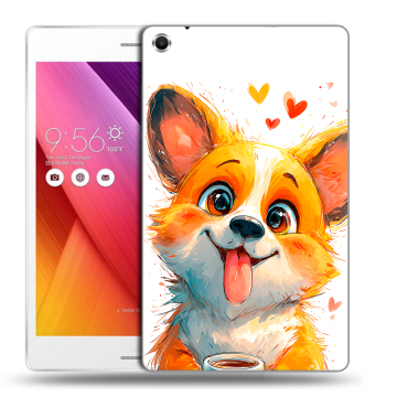 Силиконовый чехол на ASUS ZenPad S 8 с принтом корги