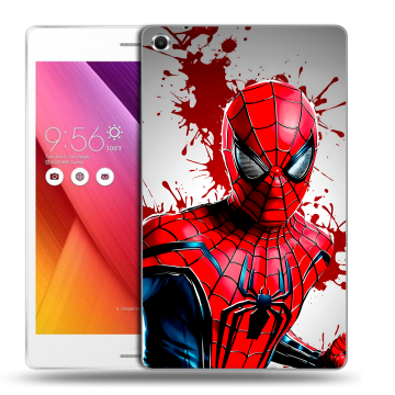 Силиконовый чехол на ASUS ZenPad S 8 с принтом Spiderman Человек паук