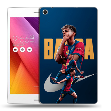 Силиконовый чехол на ASUS ZenPad S 8 с принтом Барселона Barca Yamal 