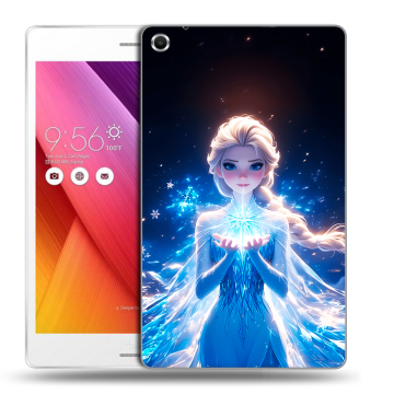 Силиконовый чехол на ASUS ZenPad S 8 с принтом Холодное сердце Frozen