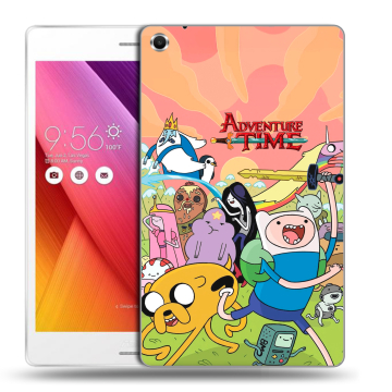 Силиконовый чехол на ASUS ZenPad S 8 с принтом Adventure time Время приключений