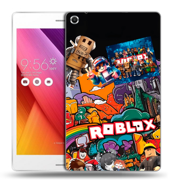 Силиконовый чехол на ASUS ZenPad S 8 с принтом Roblox Роблокс