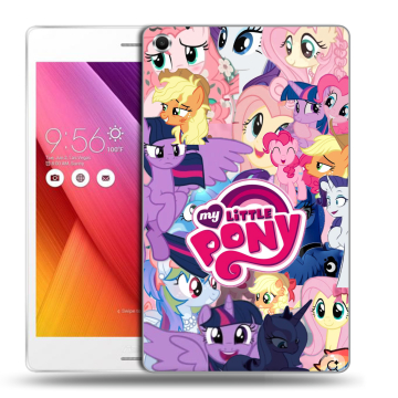 Силиконовый чехол на ASUS ZenPad S 8 с принтом My little pony Дружба чудо