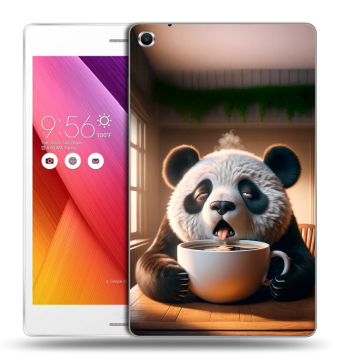 Силиконовый чехол на ASUS ZenPad S 8 с принтом смешная панда