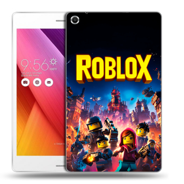 Силиконовый чехол на ASUS ZenPad S 8 с принтом Roblox Роблокс