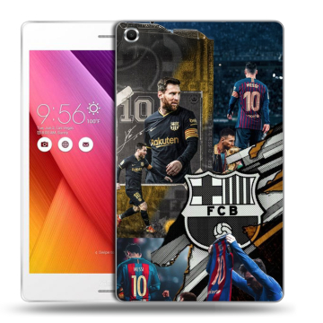 Силиконовый чехол на ASUS ZenPad S 8 с принтом Messi Barcelona