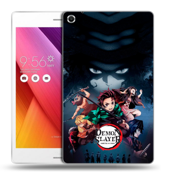 Силиконовый чехол на ASUS ZenPad S 8 с принтом Demon Slayer Клинок рассекающий демонов